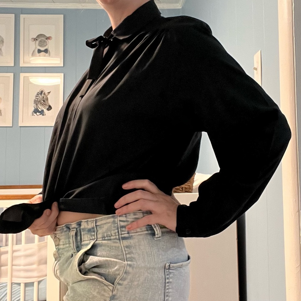 VINTAGE 1980s Diane von furstenberg blouse size 12